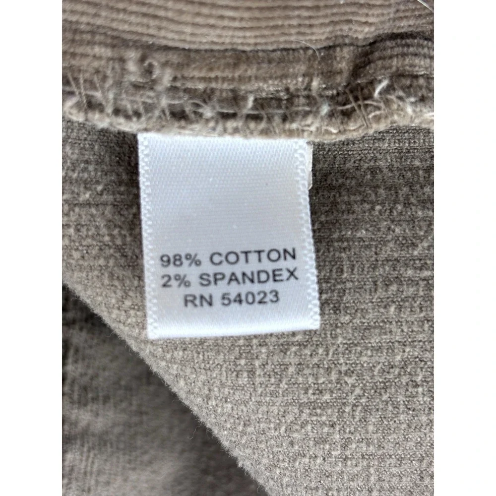 Banana Republic Womens Corduroy Pants Size 29 Light Brown 32x33 Boot Cut‎